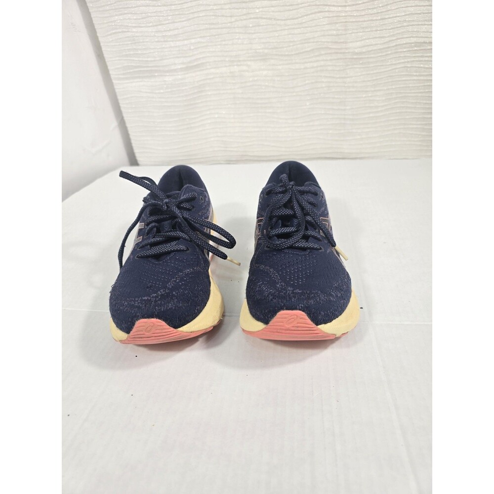 Asics Gel-Kayano 29 Mens Running Shoes Navy Blue Yellow Orange SZ 7.5
